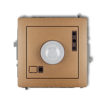 Mechanizm elektronicznego czujnika ruchu Karlik seria DECO 8DCR-1 kolor złoty metalik