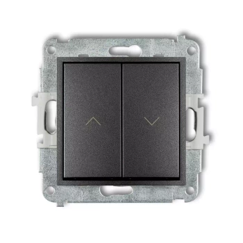 Mechanizm łącznika zwierny żaluzjowego Karlik seria MINI 11MWP-8 kolor grafitowy