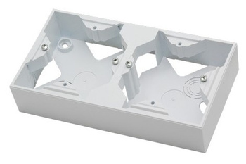 Puszka instalacyjna do serii SONATA podwójna seria SONATA kolor Biały symbol PNP-2R/00