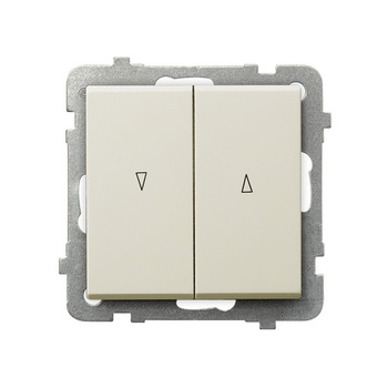 Łącznik żaluzjowy z blokadą mechaniczną seria SONATA kolor Ecru symbol ŁP-7RB/m/27