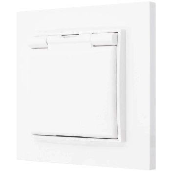 Gniazdo hermetyczne z ramką karlik mini kolor biały b