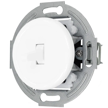 Włącznik pojedynczy seria retro styl loft kolor biały TG-RE-110W