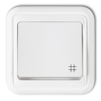 Łącznik krzyżowy hermetyczny Karlik seria LIZA WPH-6 kolor biały