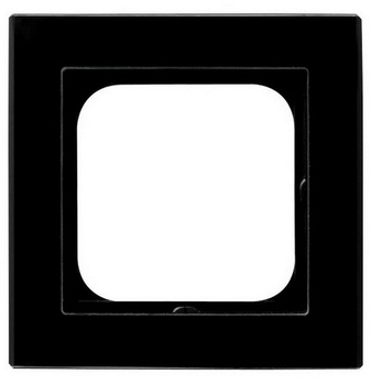 Ramka pojedyncza seria SONATA kolor Czarne szkło symbol R-1RG/32