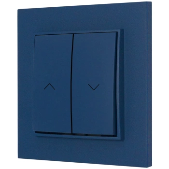 Włącznik roletowy z blokadą z ramką kwadratową seria MINI kolor navy blue