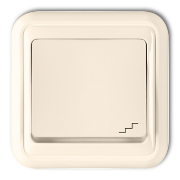 Łącznik schodowy hermetyczny Karlik seria LIZA 1WPH-3 kolor beżowy