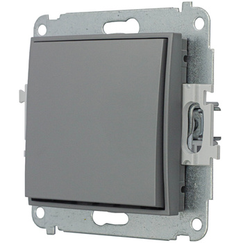 Mechanizm łącznika jednobiegunowego Karlik seria MINI 27MWP-1 kolor szary mat