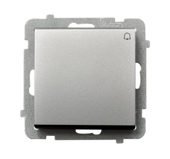 Łącznik zwierny "dzwonek" seria SONATA kolor Srebro mat symbol ŁP-6R/m/38