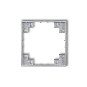 Ramka pośrednia Karlik seria ICON prod. uzupełniające 7IRP-1 kolor srebrny metalik