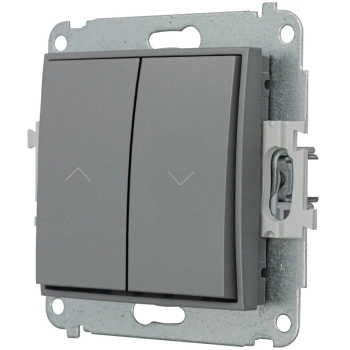 Mechanizm łącznika zwierny żaluzjowego Karlik seria MINI 27MWP-8 kolor szary mat