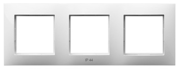 Ramka potrójna do łączników IP-44 seria ARIA kolor Biały symbol RH-3U/00