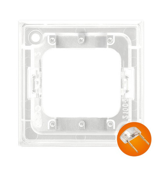 Zespół podświetlenia pomarańczowy do łączników potrójnych seria ARIA kolor  symbol ZP-3UP