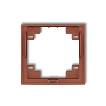 Ramka pośrednia do łącznika hotelowego Karlik seria prod. uzupełniające 63IRP-4 kolor terakota