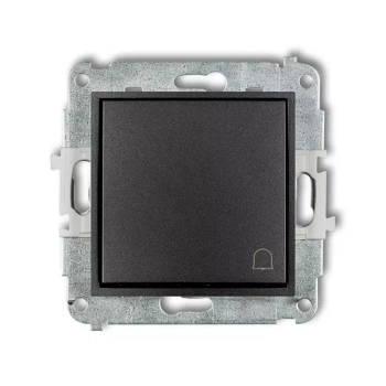 Mechanizm łącznika zwierny dzwonek Karlik seria ICON 11IWP-4 kolor grafitowy