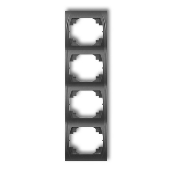 Ramka pionowa poczwórna Karlik seria LOGO 11LRV-4 kolor grafitowy