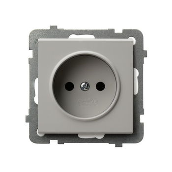 Gniazdo pojedyncze seria SONATA kolor Kaszmir symbol GP-1R/m/82