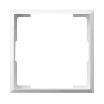 Ramka ozdobna do gniazd: wtyczkowych pojedynczych, teleinformatycznych i ściemniaczy seria ARIA kolor Biały symbol RO-2U/00