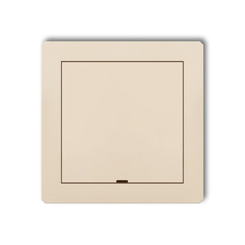 Ramka pośrednia z zaślepką Karlik seria prod. uzupełniające 1DRPZ kolor beżowy