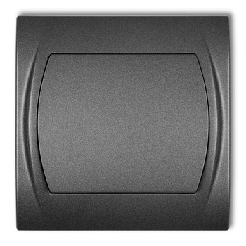 Łącznik schodowy podświetlany bez piktogramu Karlik seria LOGO 11LWP-3L.1 kolor grafitowy