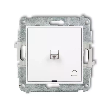 Mechanizm łącznika zwierny dzwonek w stylu amerykańskim Karlik seria ICON IWPUS-4 kolor biały