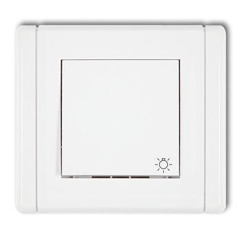 Łącznik zwierny światło Karlik seria FLEXI FWP-5 kolor biały