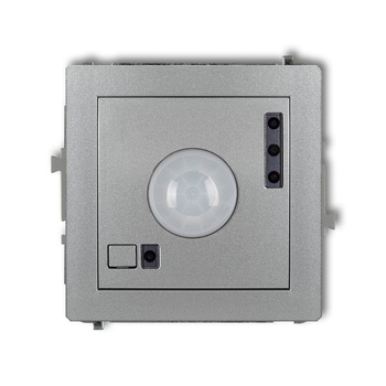 Mechanizm elektronicznego czujnika ruchu Karlik seria DECO 7DCR-1 kolor srebrny metalik