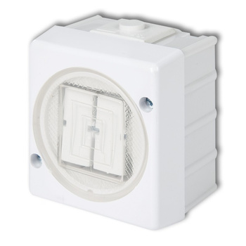 Łącznik świecznikowy Karlik seria SENIOR WHS-2 kolor biały