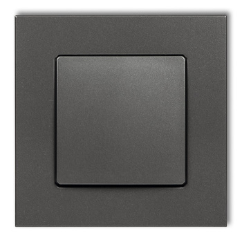 Gniazdo ssące odkurzacza centralnego DECOvac Karlik seria DECO 11DGV-1 kolor grafitowy