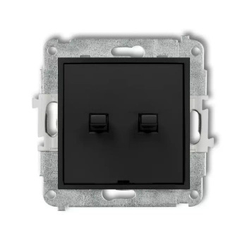 Mechanizm łącznika świecznikowego w stylu amerykańskim Karlik seria ICON 12IWPUS-2 kolor czarny mat