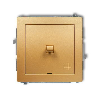 Mechanizm łącznika krzyżowego w stylu amerykańskim Karlik seria DECO 29DWPUS-6 kolor złoty