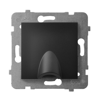 Przyłącz kablowy seria ARIA kolor Czarny metalik symbol GPPK-1U/m/33