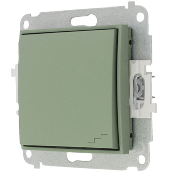 Mechanizm łącznika schodowego Karlik seria MINI 61MWP-3 kolor szałwiowy