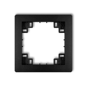 Ramka pośrednia Karlik seria DECO prod. uzupełniające 12DRP kolor czarny mat