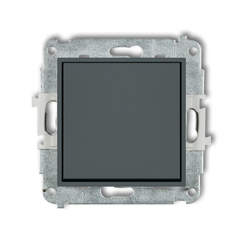 Mechanizm łącznika krzyżowego bez piktogramu Karlik seria ICON 28IWP-6.1 kolor grafitowy mat