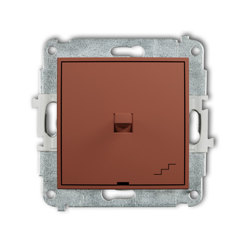 Mechanizm łącznika schodowego w stylu amerykańskim Karlik seria ICON 63IWPUS-3 kolor terakota