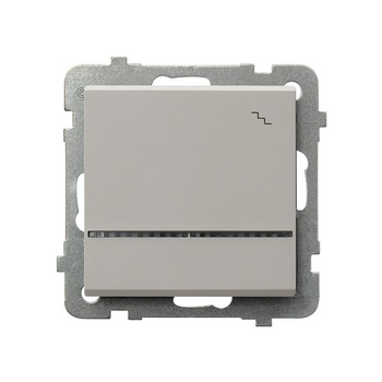 Łącznik schodowy z podświetleniem niebieskim seria SONATA kolor Kaszmir symbol ŁP-3RS/m/82