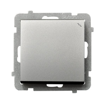 Łącznik schodowy seria SONATA kolor Srebro mat symbol ŁP-3R/m/38