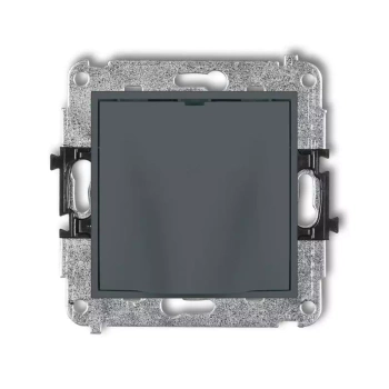 Mechanizm wypustu kablowego Karlik seria MINI 28MWPK kolor grafitowy mat