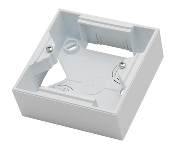 Puszka instalacyjna pojedyncza seria ARIA kolor Biały symbol PNP-1U/00