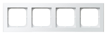 Ramka poczwórna seria SONATA kolor Biały symbol R-4R/00