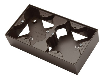 Puszka instalacyjna do serii SONATA podwójna seria SONATA kolor Czekoladowy metalik symbol PNP-2R/40