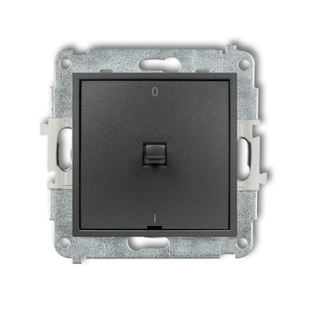 Mechanizm łącznika dwubiegunowego w stylu amerykańskim Karlik seria ICON 11IWPUS-9 kolor grafitowy