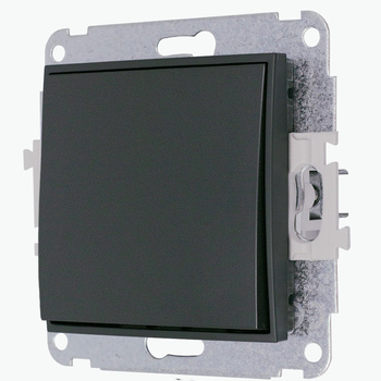 Mechanizm łącznika schodowego bez piktogramu Karlik seria MINI 28MWP-3.1 kolor grafitowy mat