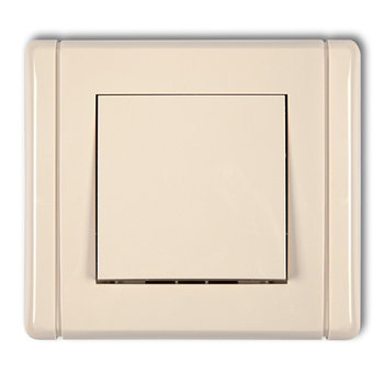 Łącznik schodowy bez piktogramu Karlik seria FLEXI 1FWP-3.1 kolor beżowy