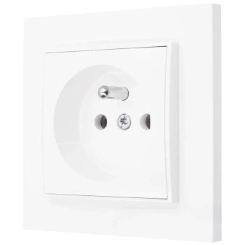 Gniazdo bezpieczne dla dzieci karlik mini kolor biały