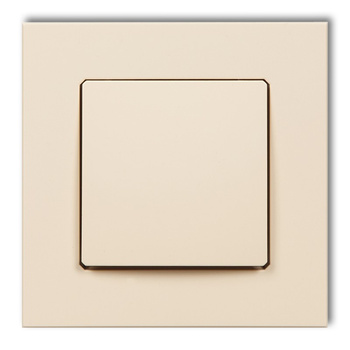 Gniazdo ssące odkurzacza centralnego DECOvac Karlik seria DECO 1DGV-1 kolor beżowy