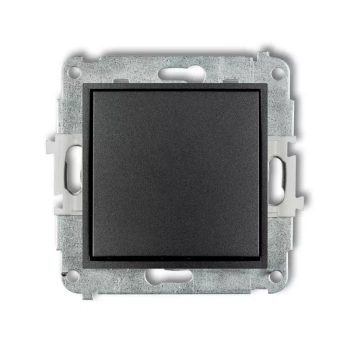 Mechanizm łącznika jednobiegunowego Karlik seria ICON 11IWP-1 kolor grafitowy