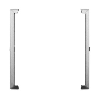 Ramka ozdobna do gniazd podwójnych monoblokowych seria ARIA kolor Srebro symbol RO-3U/18