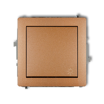 Mechanizm łącznika zwierny światło Karlik seria DECO 8DWP-5 kolor złoty metalik