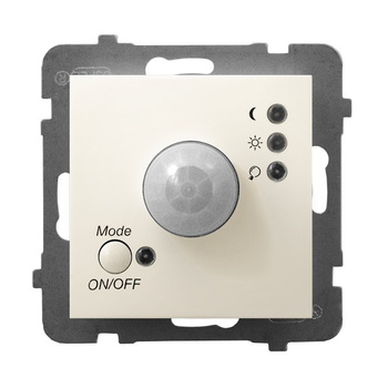 Elektroniczny czujnik ruchu seria ARIA kolor Ecru symbol ŁP-16U/m/27